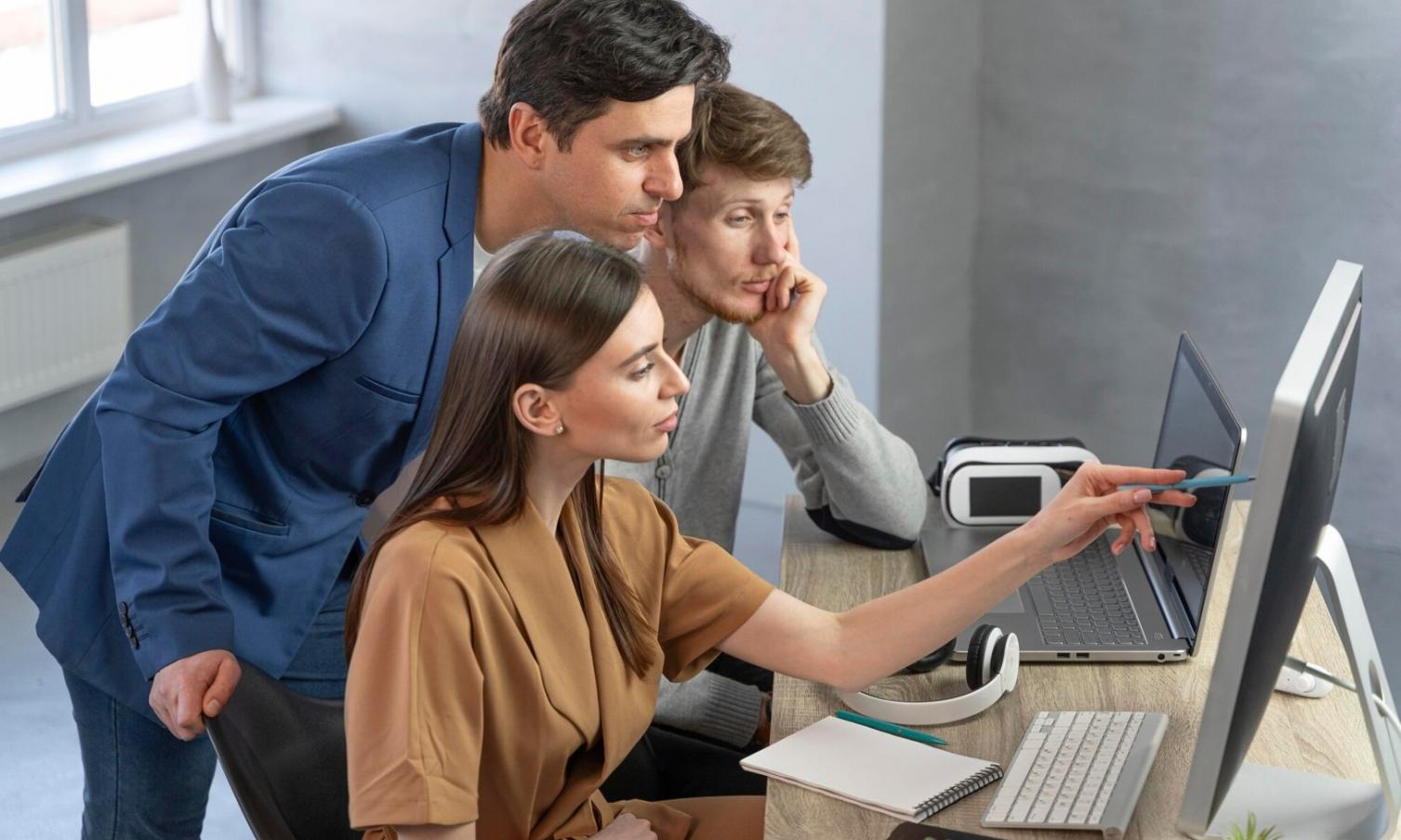 Процесс обучения фотографии в студии